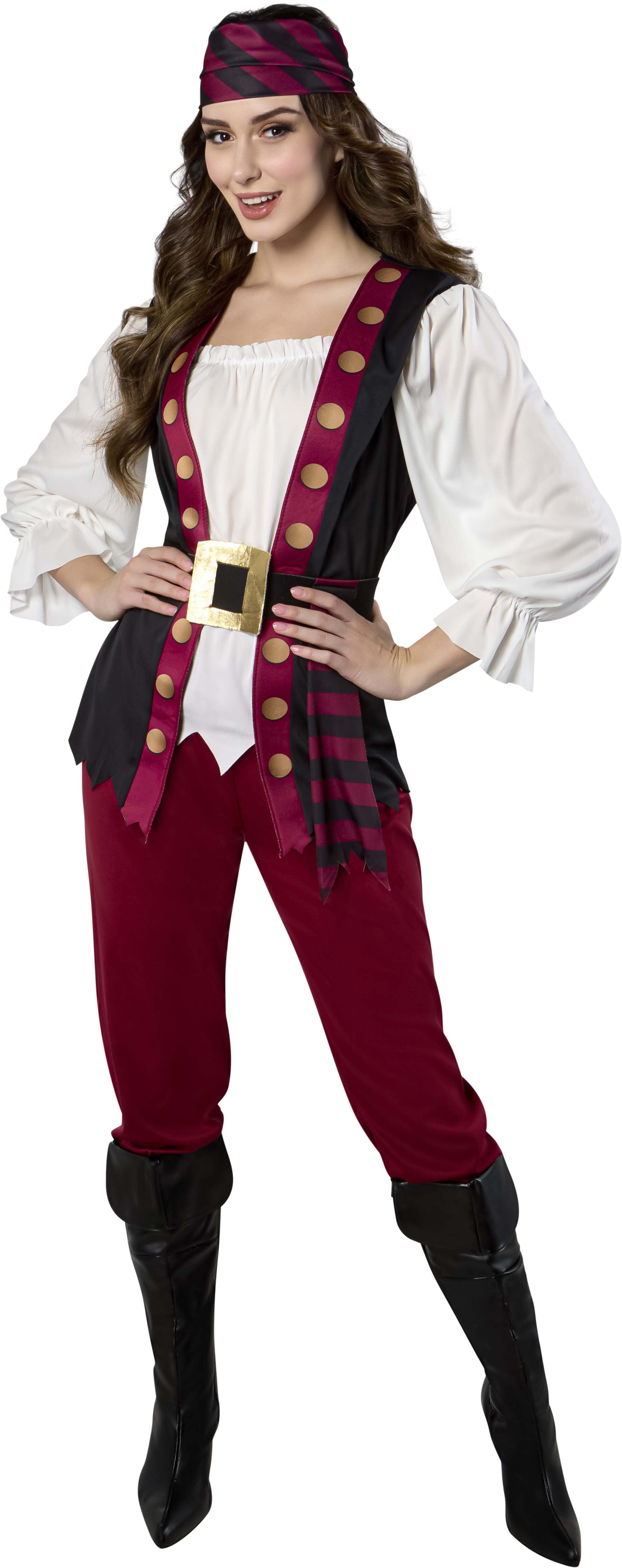 Pirate Halloween Costume for Adults, Womens Size M, by